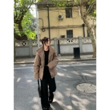 Зимние штаны, оверсайз, высокая талия, свободный прямой крой