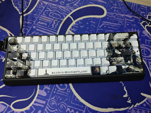 剑风传奇 侧刻透光键帽 定制款3天内发 五面热升华 全新pbt - 图2