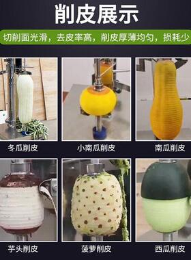 旭众商用削皮机多功能芋头南瓜刨皮机全自动刀双刀去皮机设备