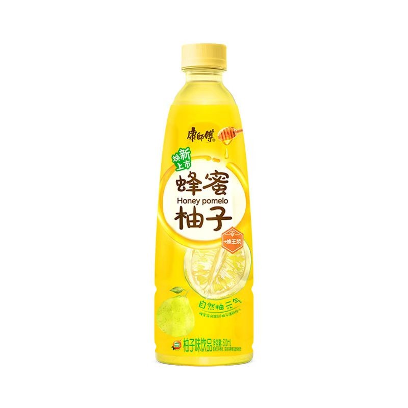 康师傅蜂蜜柚子茶整箱装500ml*15瓶柚子风味茶饮料超市批发囤货,淘宝优惠券,粉丝福利购,淘宝优惠卷