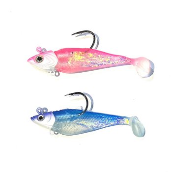 Zhoushan Chicken Bone Reef Sea Bass Fishing Big Chapter Jumping Lead Head Hook Overlord Luya Bait 30g-50g