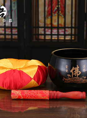 快速发货2025 莲花铜罄w 黄铜法器黄铜磬铜钵 佛音碗修行钵