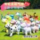 Balloon with wheels cartoon walking new animal balloon toy gift stall pulley luminous cartoon balloon