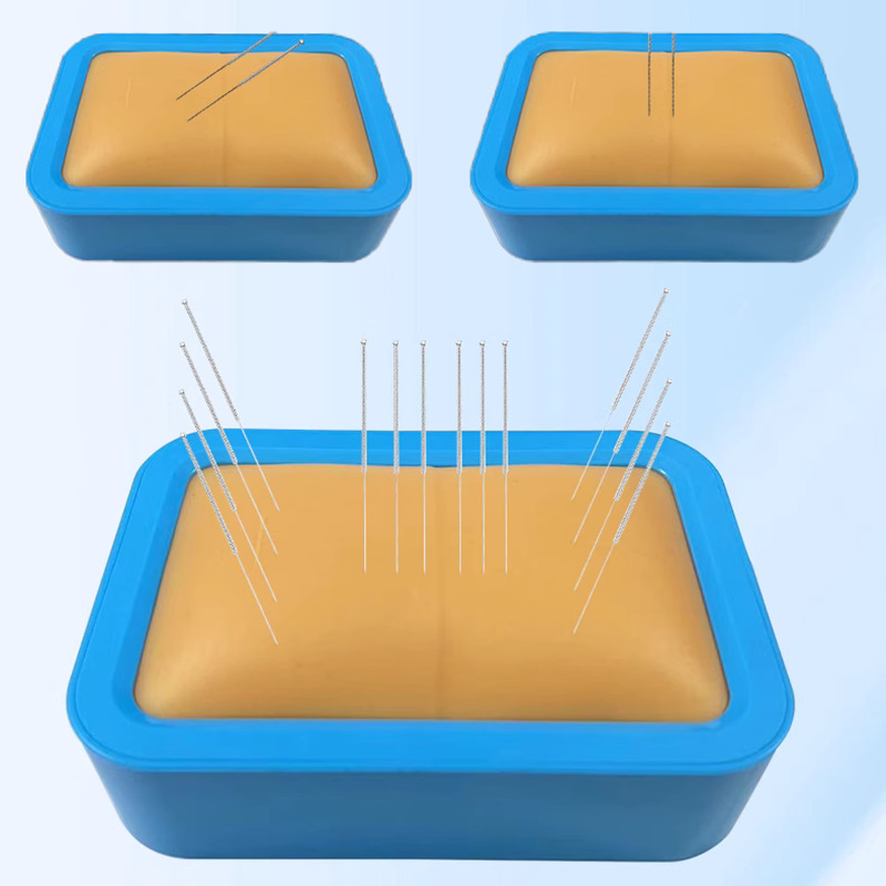 扎针练习器针灸盒初学者皮肤包中医练针包模块指力指法皮肤模型 - 图2