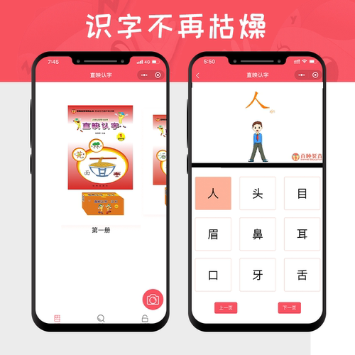 直映认字正版全套直映识字幼儿园儿童宝宝早教启蒙看图认字卡片-图0