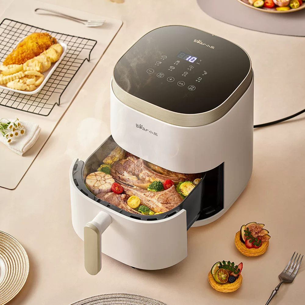 Медвежонок Little Bear Air Fried Pot Дом 2022 новый многофункциональный умный переворот большой емкости жарочный котел