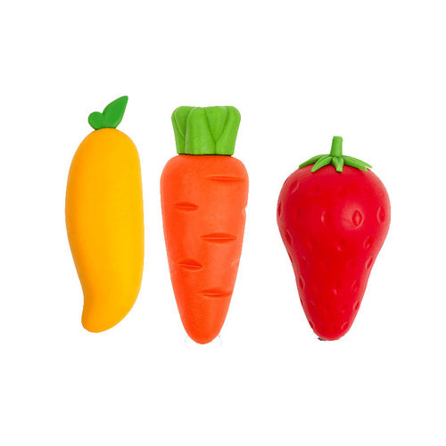 超大水果橡皮擦小学生专用像皮擦巨无霸象皮创意卡通可爱儿童胡萝卜大像皮无屑不留痕擦字成线幼儿园文具用品 - 图3