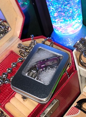 southeast原创设计存储Jabberwock血的项链配饰Y2K蓝色夜光