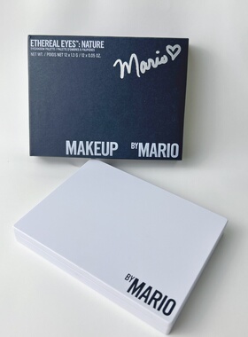 瑕疵～MakeUp By Mario Neutrals12色水泥大地裸色眼影盘