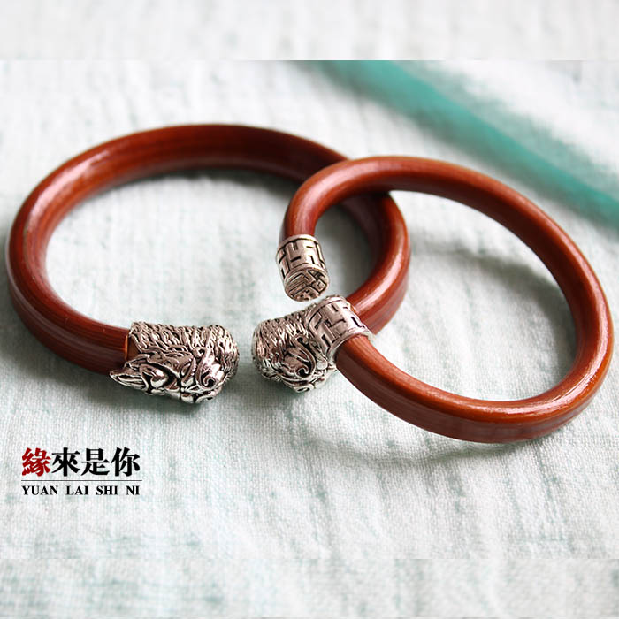 天然野生鸡雪藤手镯复古简约纯手工民族男女情侣款无节藏银金刚藤 天然野生鸡雪藤手镯复古简约纯手工民族男女情侣款无节藏银金刚藤