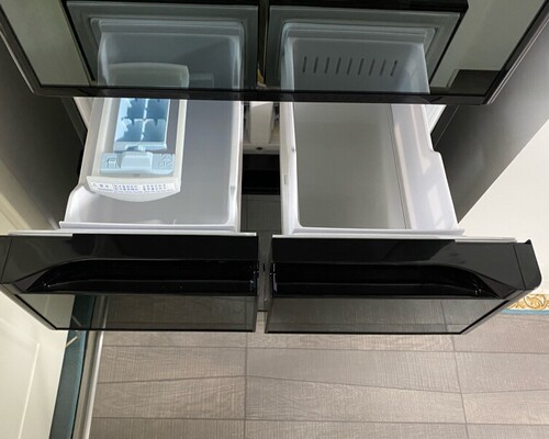 Hitachi/日立 R-XG420KC/S42KC原装进口镜面真空保鲜制冰零嵌冰箱 - 图2