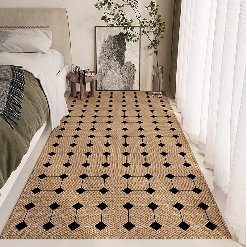 轻奢高级感床边毯客厅沙发茶几毯家用耐脏免洗脚垫可定制卧室地毯,淘宝优惠券,粉丝福利购,淘宝优惠卷