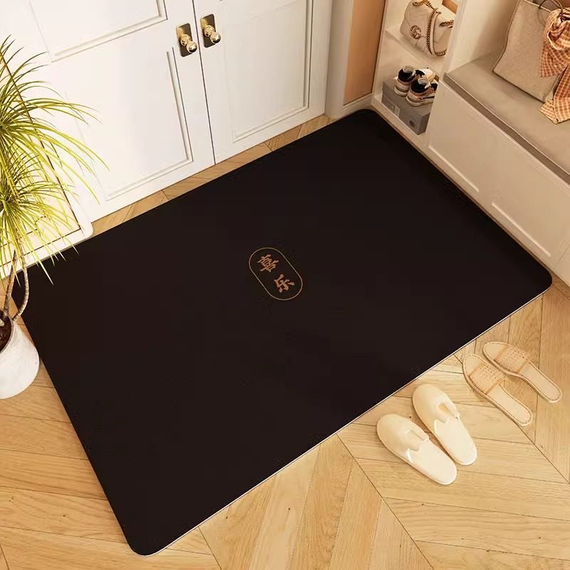 简约纯色入户门垫进门玄关防滑耐脏家用脚垫大门外可裁剪丝圈地垫,淘宝优惠券,粉丝福利购,淘宝优惠卷
