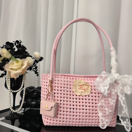 手工编织藤条包包diy自制材料包菜篮子手提自己做送女友成品5mm - 图2