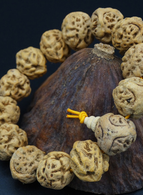 天然龙眼菩提原籽手链佛珠手串麒麟眼凤眼菩提打磨男女款文玩念珠