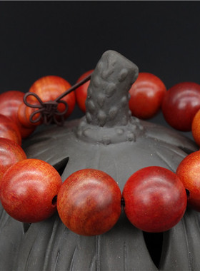 印尼帝王血龙木全透光佛珠念珠