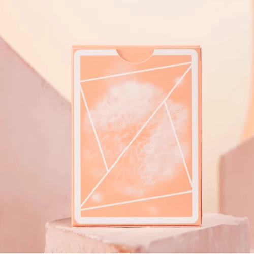 默默纸牌Flexible 柔和桃TCC出品渐变新手练习花切扑克牌 - 图0