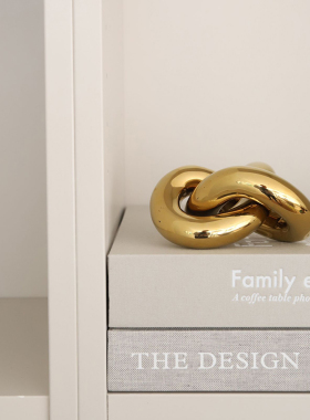 Cooee Design瑞典代 极简北欧ins风陶瓷几何绳结桌面客厅装饰摆件