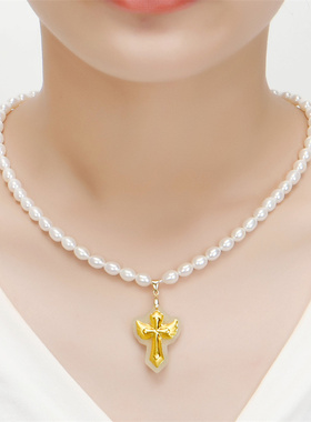 珍珠项链女轻奢妈妈款复古高级感