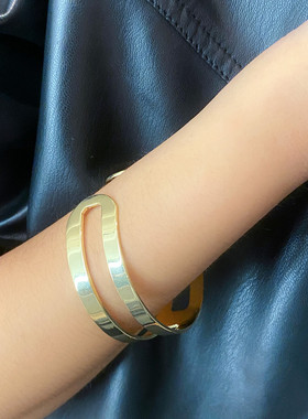 简约复古风气质女开口手镯