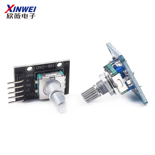 旋转编码器模块带屏360度编码FOR模块电位器数字脉冲输出 长/短柄 - 图2