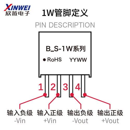 B0505S-1W 隔离电源模块B0505S-1WR2 R3 DCDC直流隔离模块5V转5V - 图0