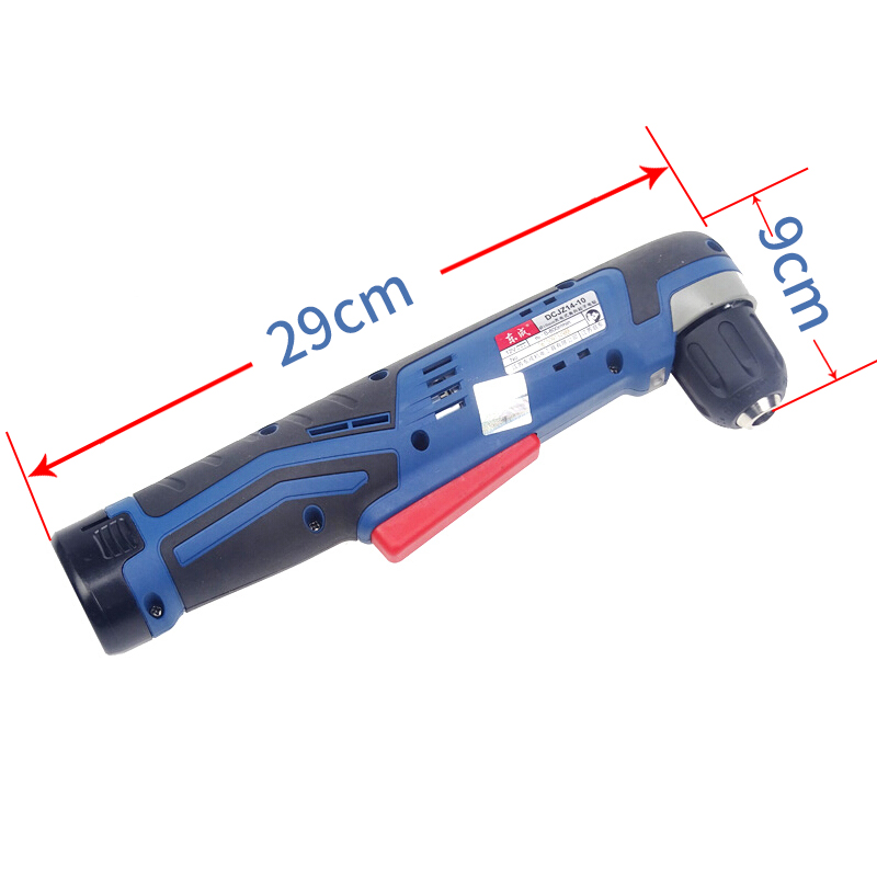 东成充电式角钻DCJZ14-10角向起子电钻手电钻直角钻90度角弯头钻-图2