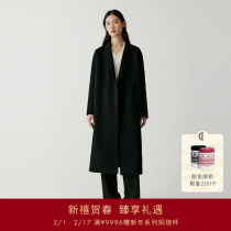 ICICLEs and womens clothing autumn and winter wool double face long coat