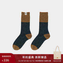 ICICLEs and womens clothing 2023 fall new melinu wool socks midbarrel socks