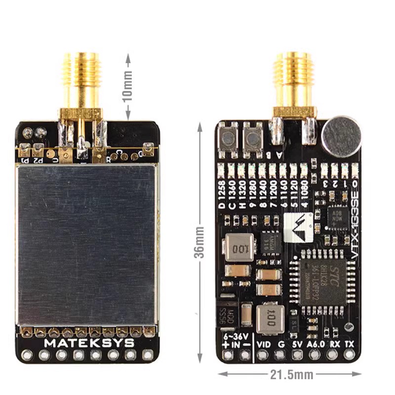 MATEK图传天线1.2/1.3GHZ ANT-Y1240/VTX-1G3SE/VRX-1G3-V2穿越机 - 图1