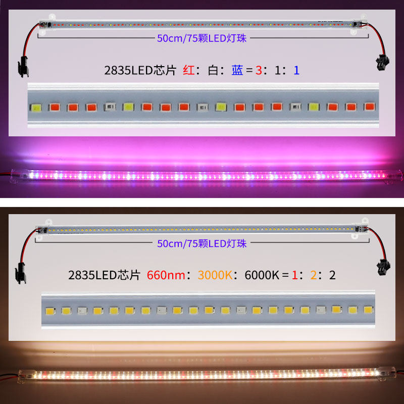 植物补光灯220V全光谱硬灯条太阳光多肉上色养花直物室内日照珀誉,淘宝优惠券,粉丝福利购,淘宝优惠卷