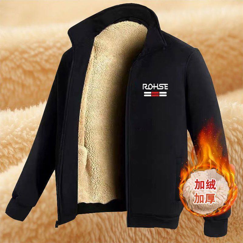 羊羔绒立领加厚男秋冬外套男士运动夹克宽松加绒大码卫衣男装休闲,淘宝优惠券,粉丝福利购,淘宝优惠卷