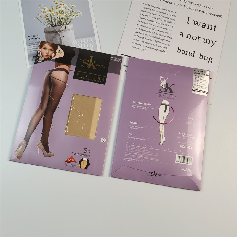 SK8966夏季超薄5D低腰隐形T裆显瘦防勾丝袜 3D全透明无痕连裤袜 - 图3