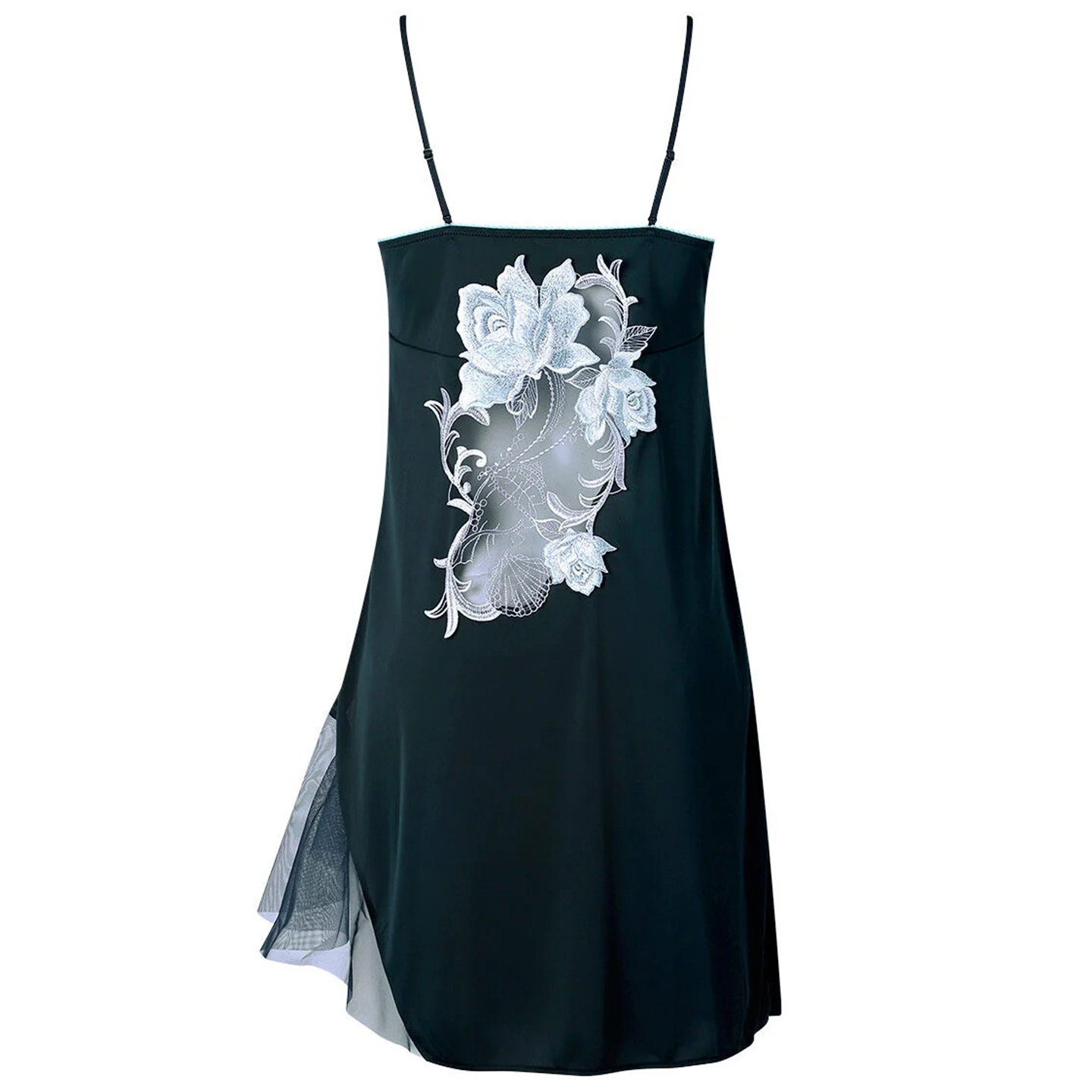 SALUTE华歌尔优雅刺绣性感开叉吊带裙 舒适透气优雅大气睡裙 226,淘宝优惠券,粉丝福利购,淘宝优惠卷