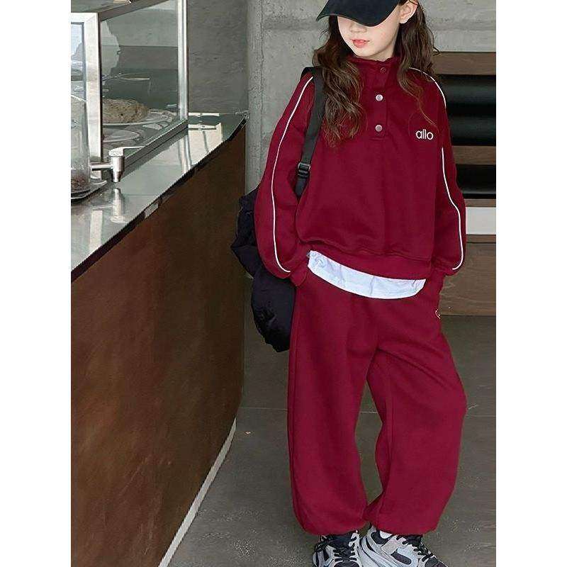 女童运动服套装2025春秋新款儿童外套运动服大童休闲秋装两件套潮,淘宝优惠券,粉丝福利购,淘宝优惠卷