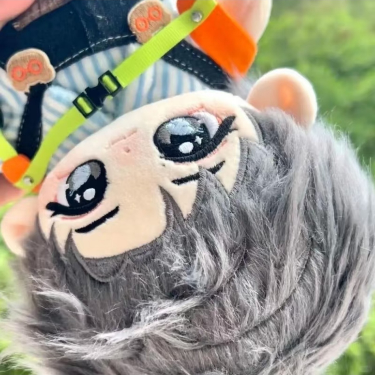 侯明昊棉花娃娃20cm高颜值明星周边正版公仔可换装玩偶礼物送朋友 - 图0