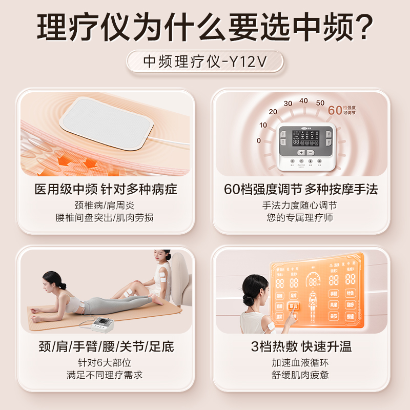 Corfu multifunctional medium frequency physiotherapy instrument