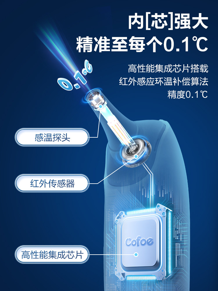 可孚耳温枪医专用精准家用电子额温 可孚医疗器械体温计类