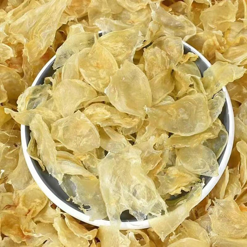 花胶鱼胶干货正品深海野生鱼肚鱼鳔干滋补鸡蛋小米胶500g孕妇滋补-图1