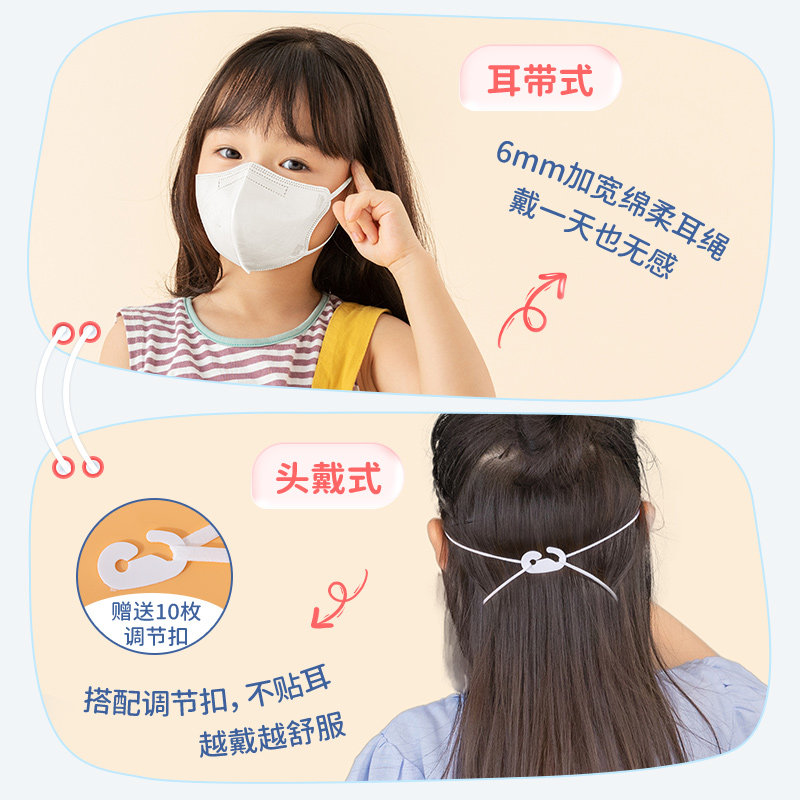可孚儿童n95级医用防护口罩灭菌医疗学生专用8到12岁单独包装秋冬 - 图2