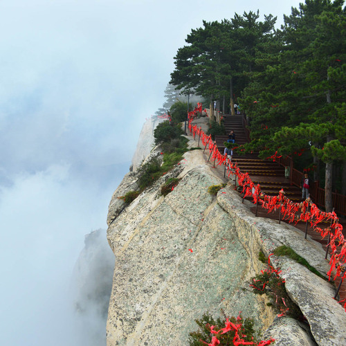 华山一日游纯玩三环内接含早中餐西安旅游可选独立小团