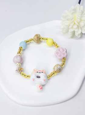 陶瓷手链民族风单圈陶瓷首饰