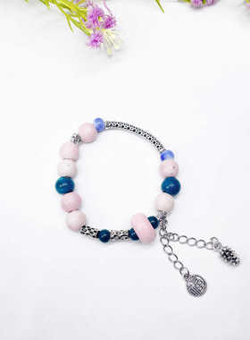 景德镇陶瓷手链不陶瓷中国风手工