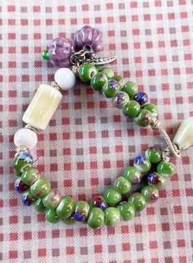 景瓷陶瓷纯手工编织手链