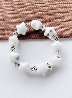 2024夏季新款串珠手串陶瓷百搭