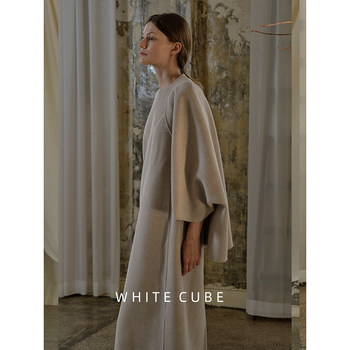 ຊຸດເສື້ອຢືດແບບດຽວກັນຂອງ Whitecube Dong Jie ເສື້ອຢືດ cashmere woolen ແລະ jacket ສອງສິ້ນຂອງແມ່ຍິງ