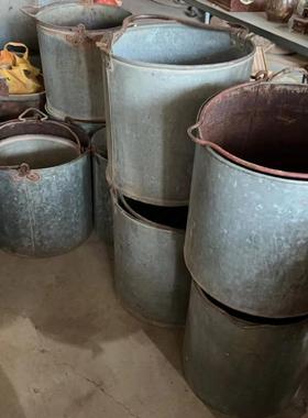 铁皮装饰复古怀旧水桶收藏