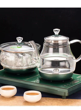 全自动底部上水玻璃泡茶电热水壶
