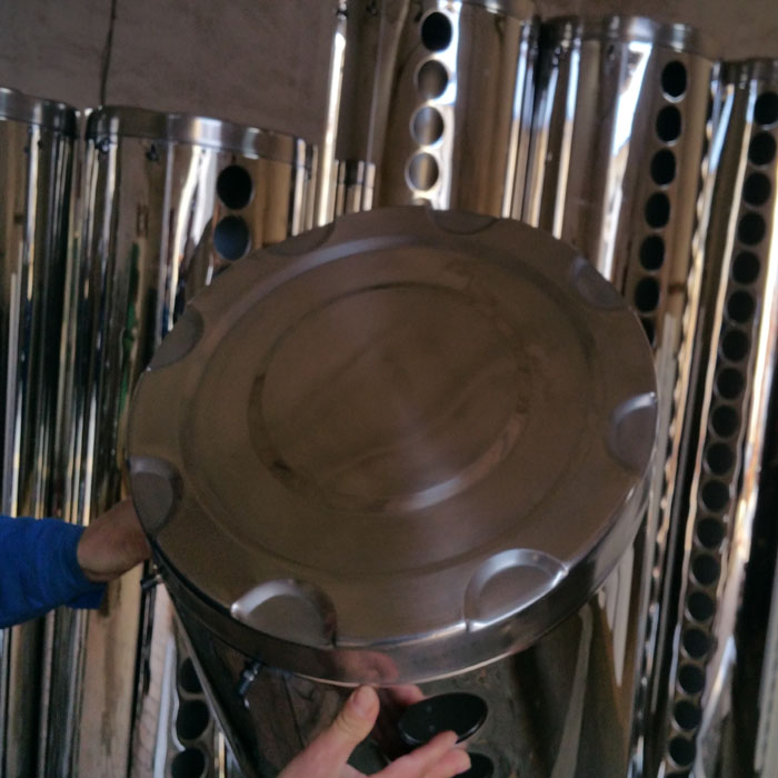 Customized new stainless steel model of solar water heater