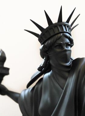 自由女神风ins雕塑